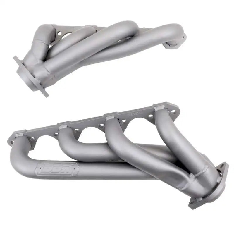 BBK 79-93 Mustang 351 Swap Shorty Unequal Length Exhaust Headers - 1-5/8 Chrome 1511