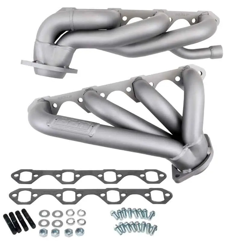BBK 87-95 Ford F150 Truck 5.8 351 Shorty Unequal Length Exhaust Headers - 1-5/8 Chrome 3511