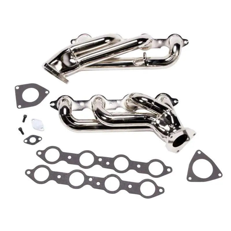 BBK 99-04 GM Truck SUV 6.0 Shorty Tuned Length Exhaust Headers - 1-3/4 Chrome 4006