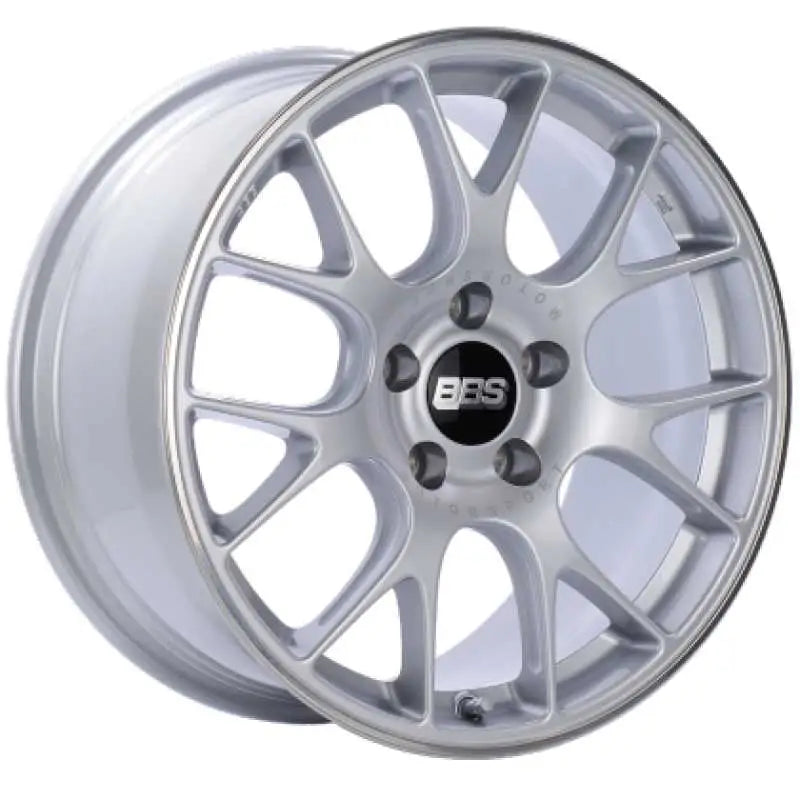 BBS CH-R 19x8.5 5x130 ET51 CB71.6 Brilliant Silver Polished Rim Protector Wheel w/Motorsport Etching ch108spo-mtsp