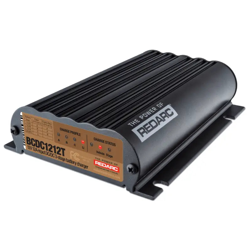 BCDC1212T Redarc 12V 12A In-Trailer Dc-Dc Battery Ch rdcbcdc1212t