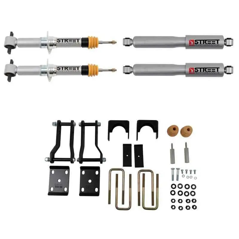 Belltech LOWERING Kit 2019+ Ford Ranger 4WD 2in Front/4in Rear 1045sp