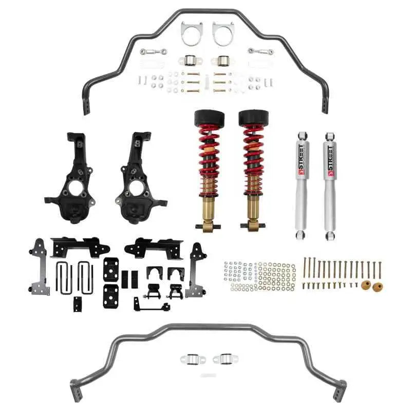 Belltech LOWERING KIT 2019+ GM Silverado / Sierra 1500 2WD All Cabs - 2-5in Fr / 6in R 1040hk