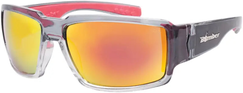 Bg104Rm-Rf Bomber Boogie Bomb Floating Eyewear 2 Tone Smoke W/Red Mirror Lens wps-519-0018