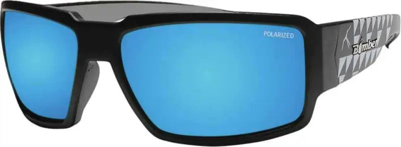 Bg111-Ice-M Bomber Boogie Bomb Eyewear Matte Black W/Ice Blue Polarized wps-519-0020