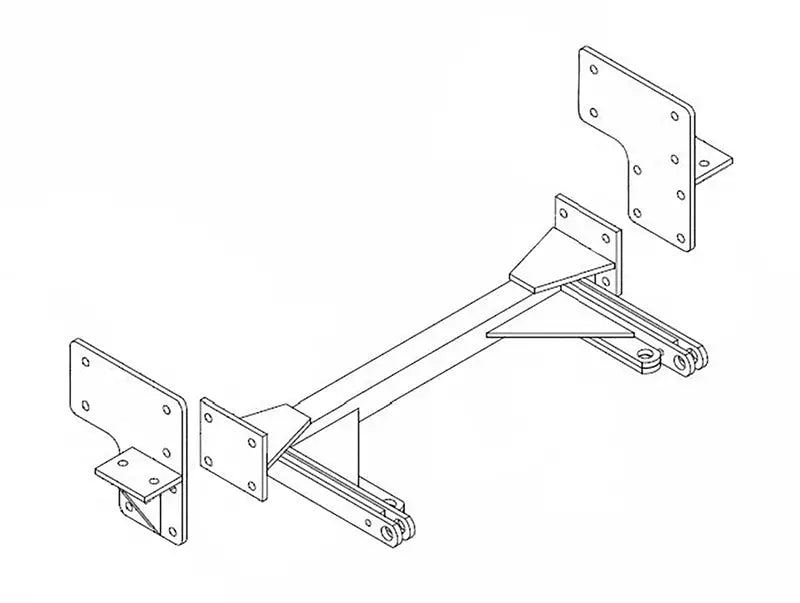 Blue Ox BX1639 Base Plate for GMC 2500 Van Compatibility bx1639
