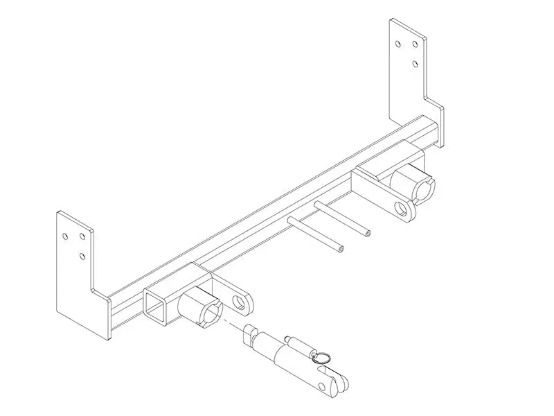 Blue Ox BX1972 Base Plate for Easy Chrysler Crossfire Towing bx1972