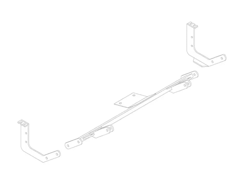 Blue Ox BX2129 Base Plate for Easy Mercury Tracer Towing bx2129
