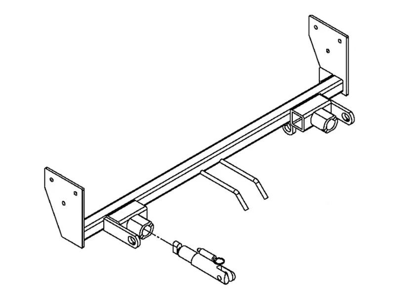 Blue Ox BX2186 Base Plate for Easy Ford Mustang Towing bx2186
