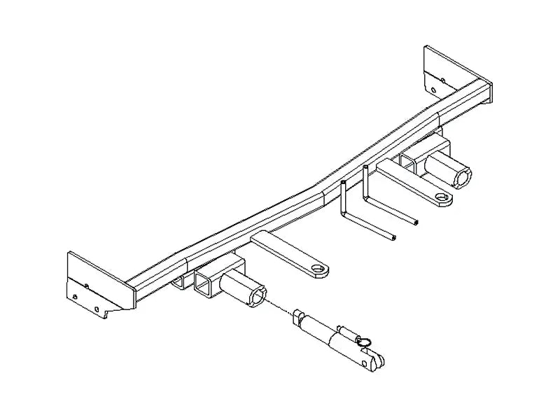 Blue Ox BX2327 Base Plate for Hyundai Tiburon GT bx2327