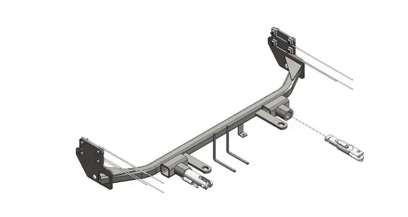 Blue Ox BX2342 Base Plate for Easy Hyundai Accent Towing bx2342