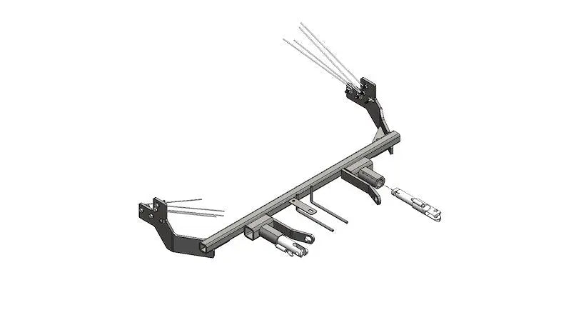 Blue Ox BX2343 Base Plate for Hyundai Elantra SE bx2343