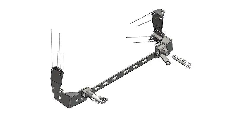 Blue Ox BX2665 Base Plate for Easy Towing Setup bx2665