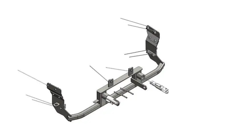 Blue Ox BX2666 Base Plate for Easy Ford Fusion Towing bx2666