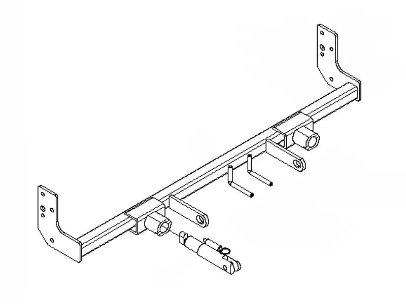 Blue Ox BX2711 Base Plate for Easy Kia Spectra Towing bx2711