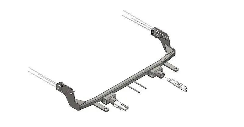 Blue Ox BX3831 Base Plate for VW Jetta TDI Tow Ready bx3831