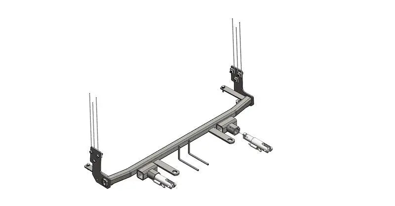 Blue Ox BX3835 Base Plate for VW Beetle Turbo bx3835
