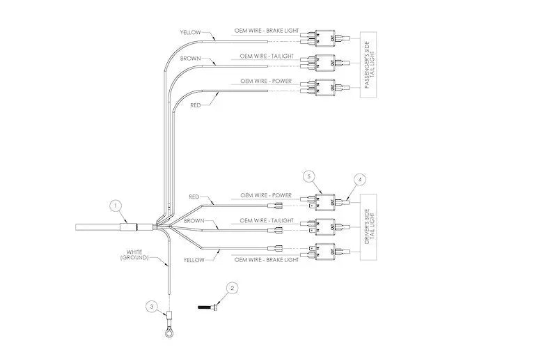Blue Ox BX88442 Lighting Kit for Enhanced Safety Features bx88442