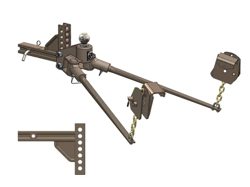 Blue Ox BXW0353 SwayPro Hitch for Stable Towing bxw0353