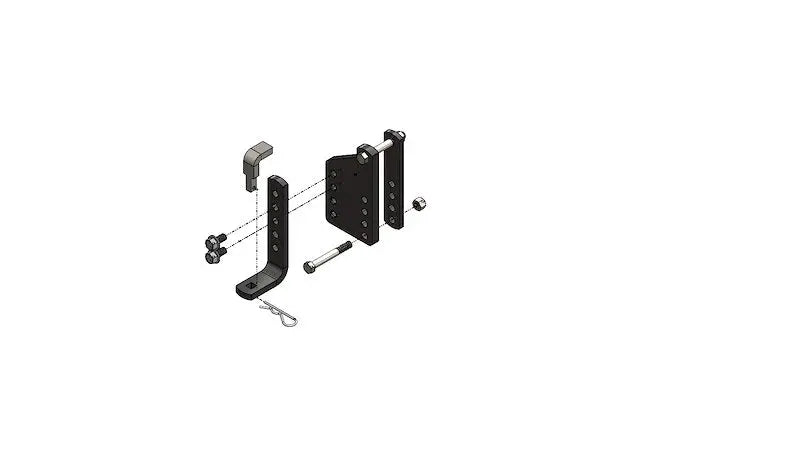 Blue Ox BXW4073 TrackPro/2-Point Hitch Accessory Kit bxw4073