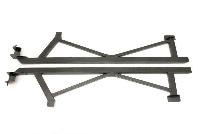 BMR 05-14 S197 Mustang Weld-On Boxed Subframe Connectors - Black Hammertone SFC011H