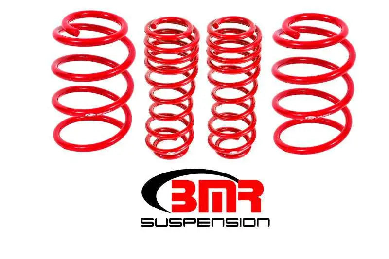 BMR 07-14 Shelby GT500 Performance Version Lowering Springs (Set Of 4) - Red sp070r