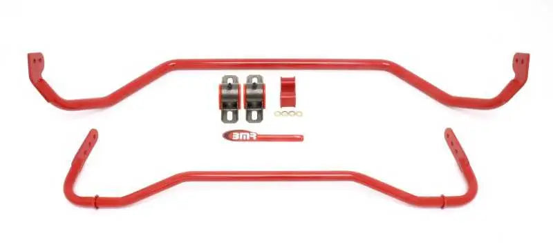 BMR 08-09 Pontiac G8 Front & Rear Sway Bar Kit w/ Bushings - Red sb029r