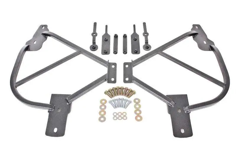 BMR 10-15 5th Gen Camaro Bolt-On Subframe Connectors - Black Hammertone sfc015h