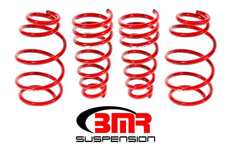 BMR 10-15 5th Gen Camaro V6 Lowering Spring Kit (Set Of 4) - Red SP052R