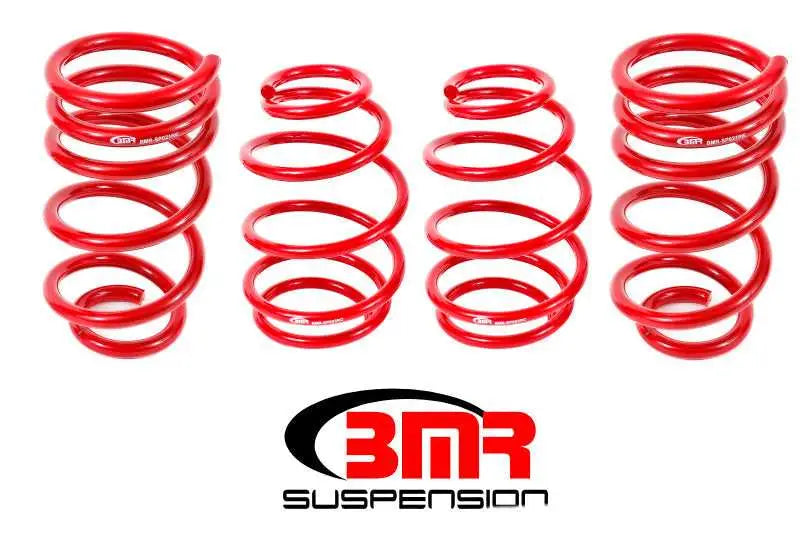 BMR 10-15 5th Gen Camaro V8 Lowering Spring Kit (Set Of 4 Front) - Red SP025R