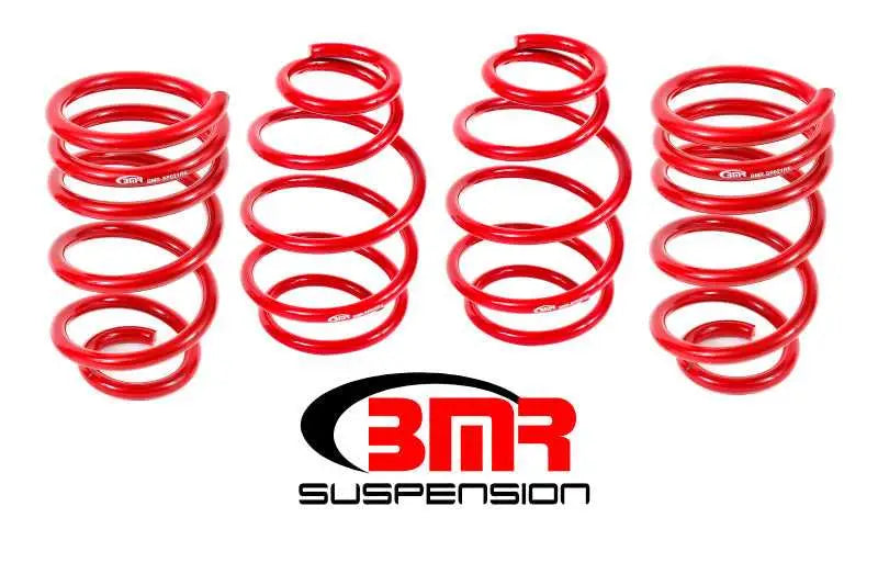 BMR 10-15 5th Gen Camaro V8 Lowering Spring Kit (Set Of 4) - Red sp019r