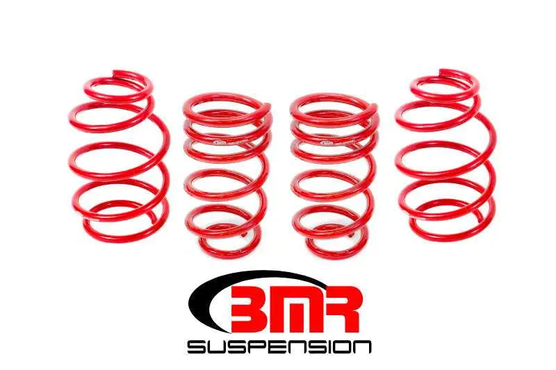 BMR 10-15 5th Gen Camaro V8 Lowering Spring Kit (Set Of 4) - Red sp077r