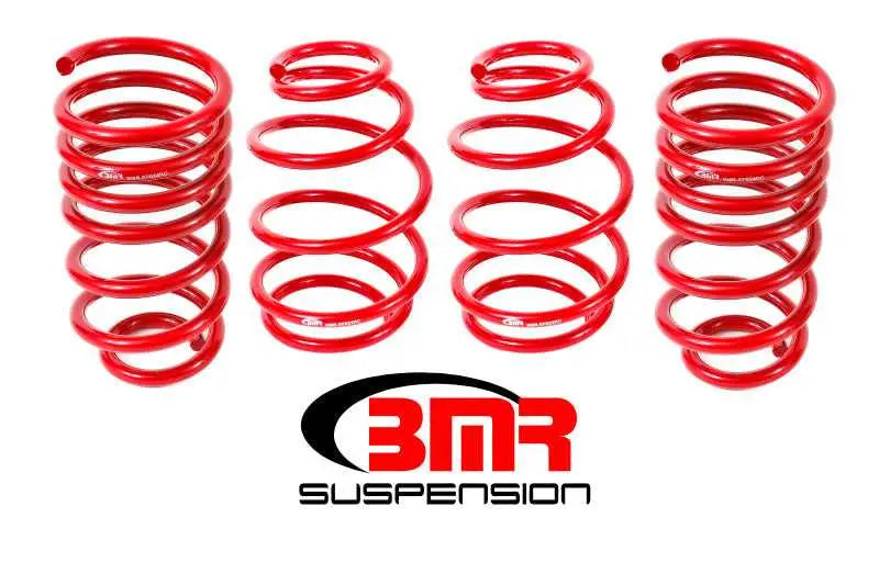 BMR 10-15 5th Gen Camaro V8 Lowering Spring Kit (Set Of 4) - Red sp022r