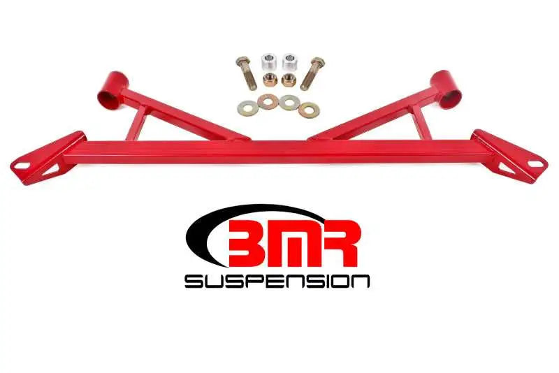 BMR 15-17 S550 Mustang Front 4-Point Subframe Chassis Brace - Red cb006r