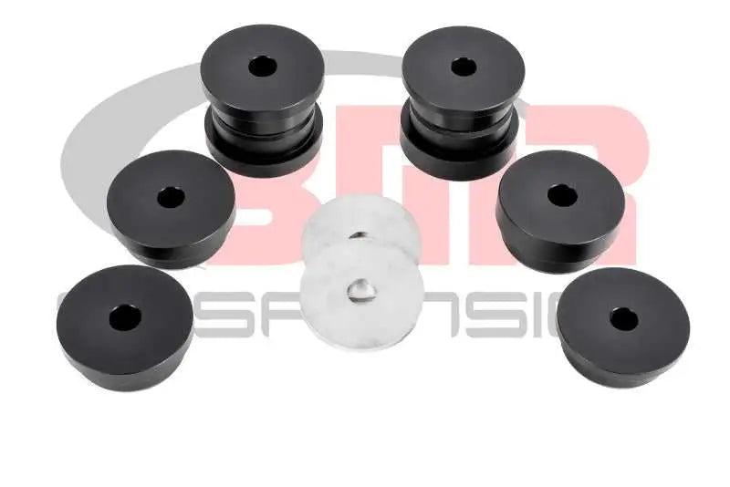 BMR 15-17 S550 Mustang Rear Cradle Bushing Kit (Delrin) - Black bk048