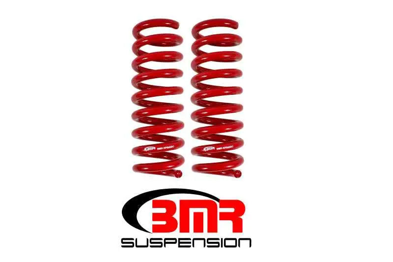 BMR 16-17 6th Gen Camaro V8 Rear Performance Version Lowering Springs - Red sp043r