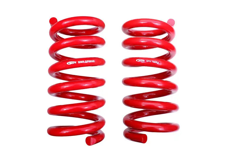 BMR 18-20 S550 Mustang GT MagneRide/15-20 GT350 Lowering Spring Kit (Set Of 4) - Red bmrsph767r