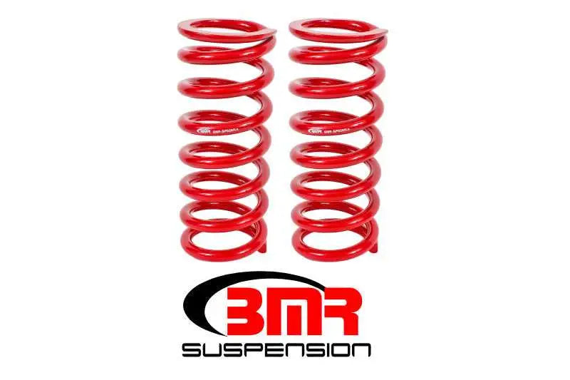 BMR 79-04 Fox Mustang Front Lowering Springs - Red sp028r