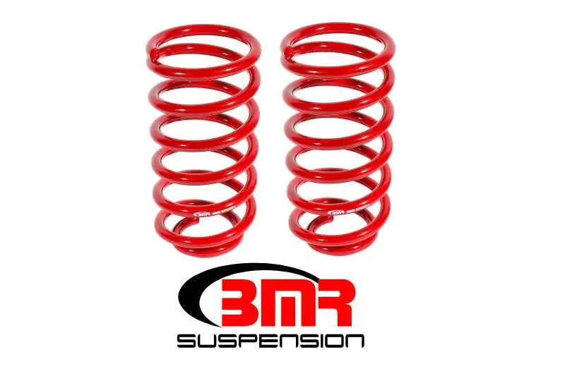 BMR 79-04 Fox Mustang Rear Lowering Springs - Red sp029r