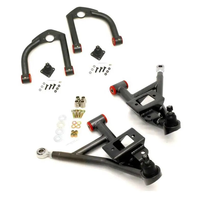 BMR 93-02 F-Body Upper And Lower A-Arm Kit - Black Hammertone aa032h