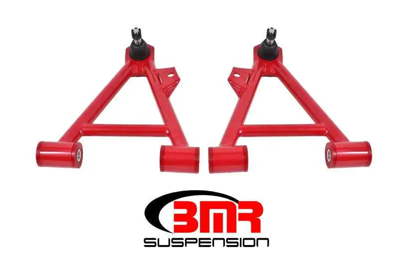 BMR 94-04 Mustang Lower Non-Adj. A-Arms (Coilover Only) w/ STD. Ball Joint (Poly) - Red aa041r