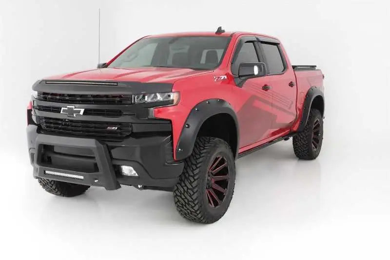 Bushwacker 2019 Chevrolet Silverado 1500 Pocket Style Flares 4pc - Black 40927-02