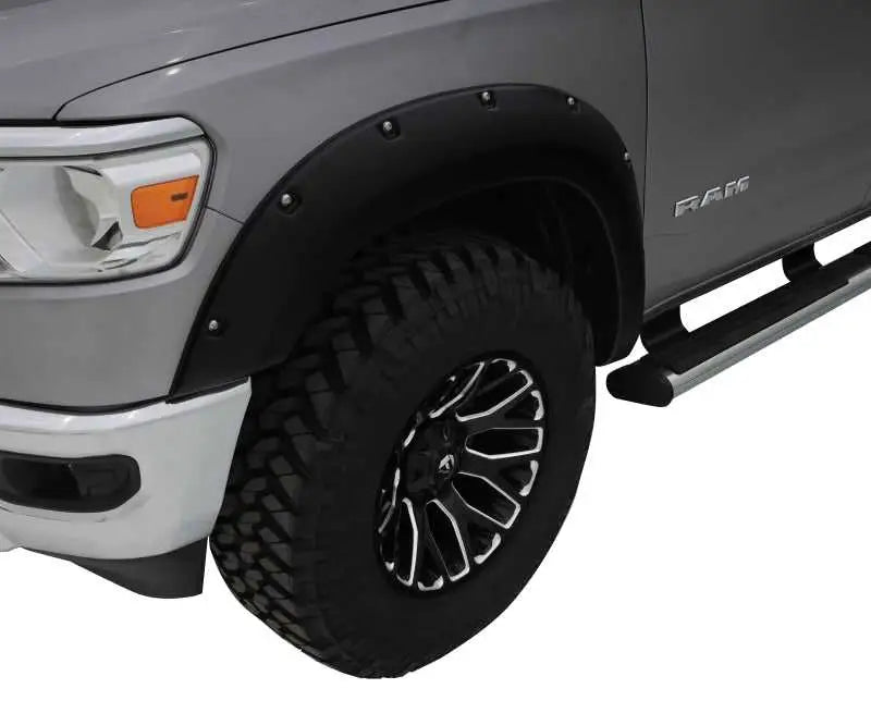 Bushwacker 2019 Ram 1500 Crew and Extended Cab Pocket Style Flares 4pc 5ft 6in & 6ft 4in Bed - Black 50924-02