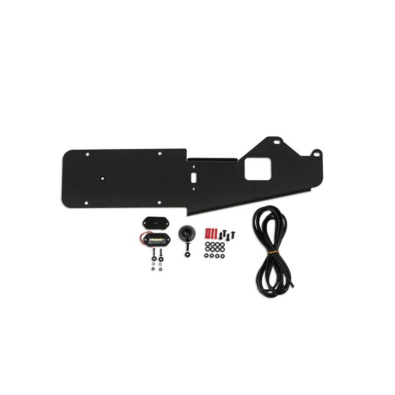 DV8 Offroad 2021-2025 Ford Bronco Rear License Plate Relocation Bracket Model LPBR-03