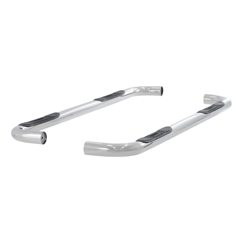 ARIES 3" Round Polished Stainless Step Nerf Bars Model 204014-2