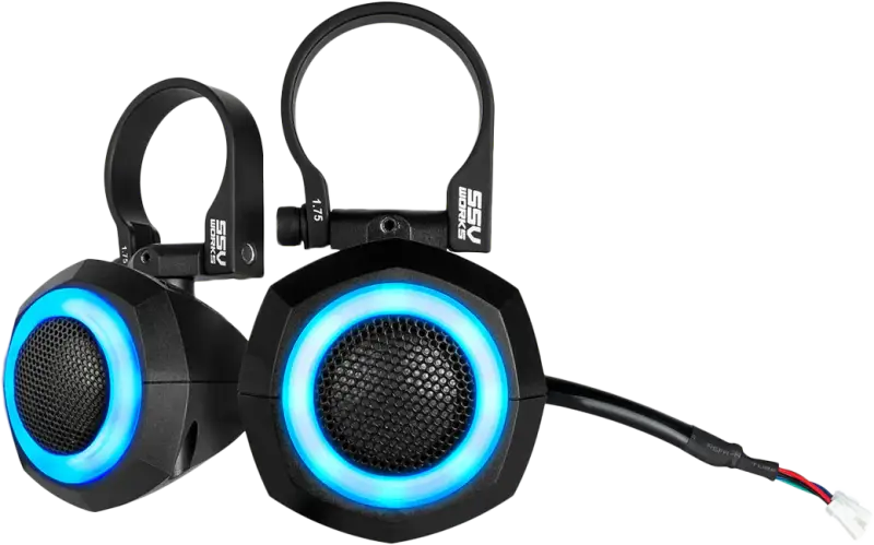 Cage Mount Tweeters With RGB Ring For Enhanced Audio 63-9626