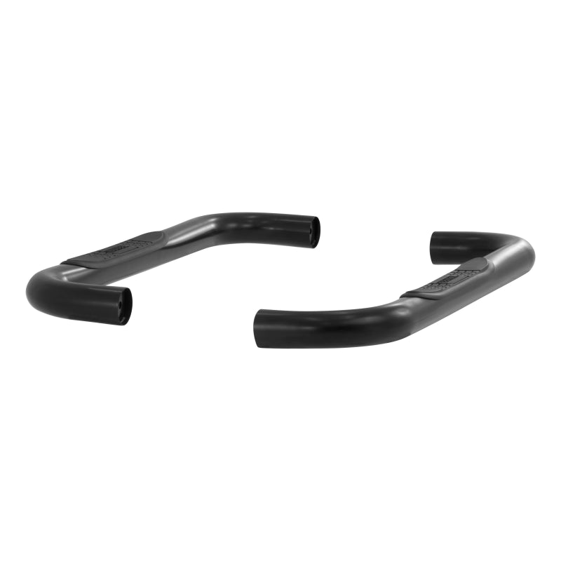 ARIES 3" Round Black Steel Step Nerf Bars Model 204017