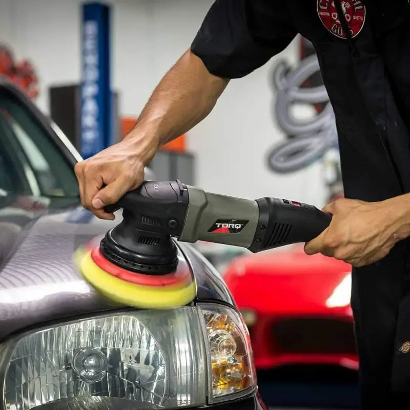 Chemical Guys Hex-Logic Quantum Heavy Cutting Pad - Yellow - 5.5in - Case of 12 chgbufx111hex5