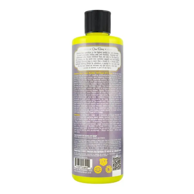 Chemical Guys Tough Mudder Off-Road Truck/ATV Heavy Duty Wash Soap - 16oz - Case of 6 chgcws20216