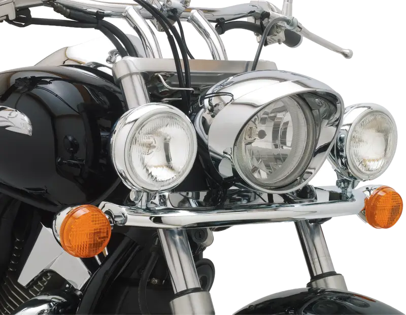 Chrome Light Bar for Kawasaki Vulcan Vn1600d Easy Installation 82-97909